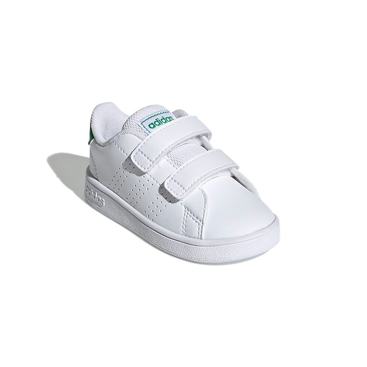 Adidas Advantage I White Green Baby Sneakers Cloud-White Legend-Ink EF0301