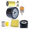 Clamps Air Filter Fuel Filter Lawn Mower Parts 1 Set