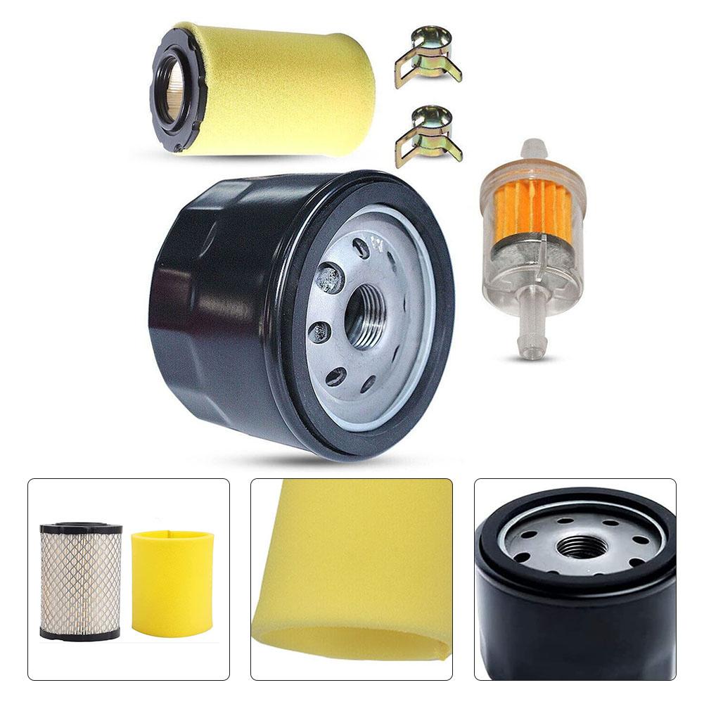 Clamps Air Filter Fuel Filter Lawn Mower Parts 1 Set