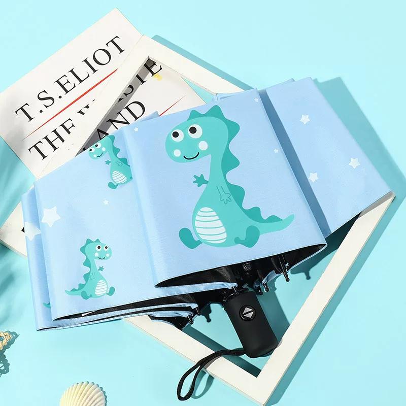 Automatic Umbrella Female Dual-Use Sun Umbrella for Sunny and Rainy Girls Good-looking Student New Sunscreen UV Protection Sunshade