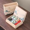 New Year's Day company activities send customers practical souvenirs business sets travel tea sets incense burner combination gifts