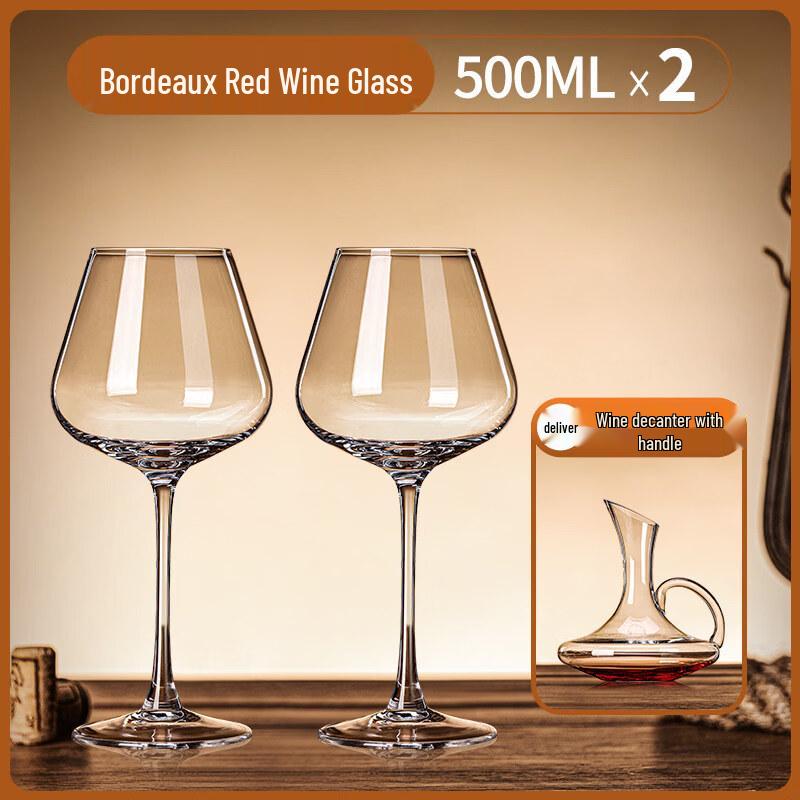ZISIZ Luxury Handmade Crystal Red Wine Glass