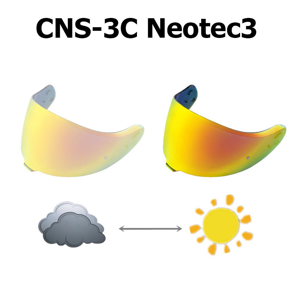 Fotochromatický HD hledí pro GT Air 3, Neotec 3 – Větrutěsné a prachotěsné hledí na helmu