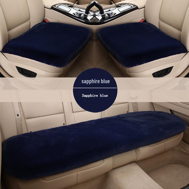 Set Universal de Perne de Pluș din Lână pentru Scaune Auto pentru Dongfeng Nissan Livina - Cald de Iarnă, Trei Piese