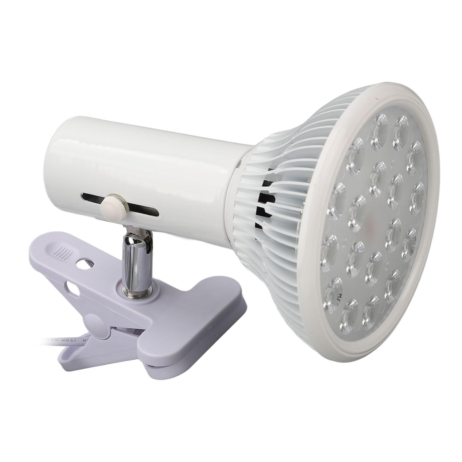 

Ультрафиолетовый черный свет 18 шт. световых чипов круглой формы для загара кожи УФ-лампа с кронштейном 110‑240 В EU Plug белый