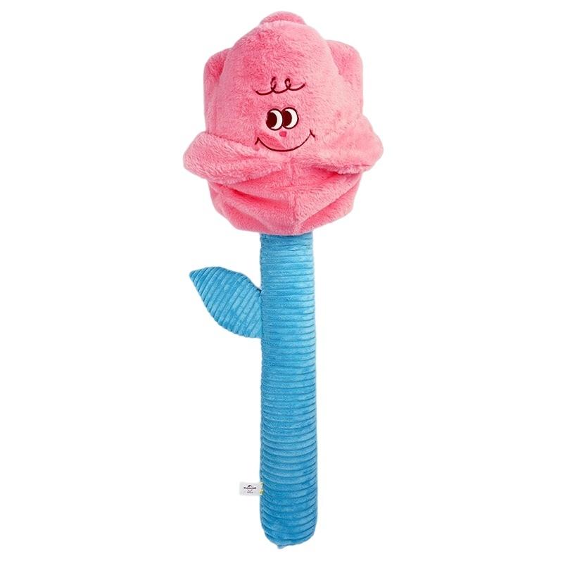 Potdemiel Cute Cartoon Face Plush Rose Plush Toy Valentine'S Day Romantic Gift Chinese Valentine'S Day Gift