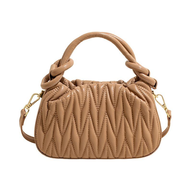 Ručně pletená taška, Vědro taška, Crossbody taška pod paži, Ramenní taška pro dojíždění, Velkokapacitní crossbody taška