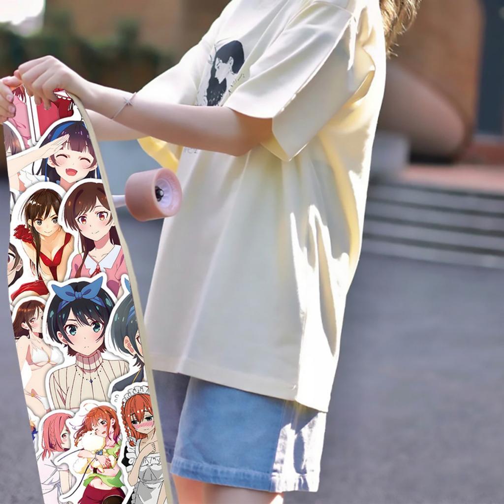 50buc Autocolante Valiză Scuter Calculator Tabletă Decorațiuni Desen Animat