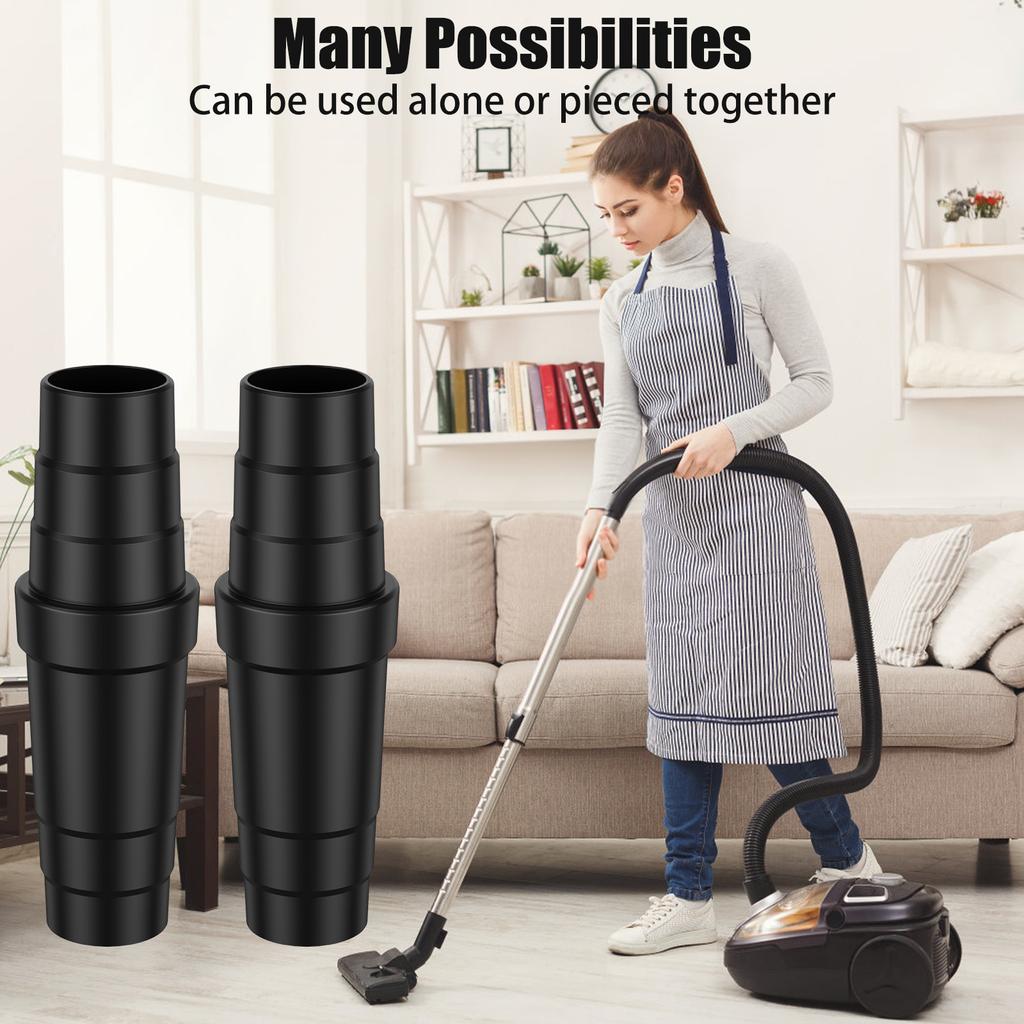 Universal Vacuum Cleaner Hose Adapter Converter Replacement Parts31.5/32.5/34.5/35.5/37/38/40/44/45mm Connector Accessories