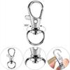 100Pcs Rust-Resistant Lobster Claw Clasp Flexible Rotating Key Chain  Jewelry Making