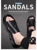 Genuine Leather Men's Outdoor Summer Flip Flops and Sandals