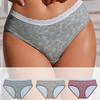 Übergröße Unterwäsche für Damen Blumen-Spitze Unterwäsche Baumwolle Damen Slips Sexy Po-Lifting Damen Unterwäsche Atmungsaktive und Bequeme Unterwäsche