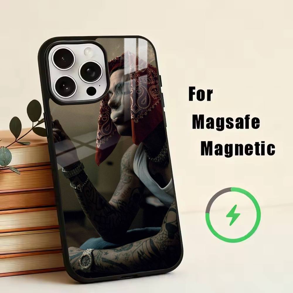 Singer Sfera E-Ebbasta  Phone Case For iPhone17,16,15,14,13,12,11 Plus,Pro Magnetic For Magsafe Wireless Charging