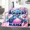 Custom Name Stitch Sweet Dreams Night Blanket for Couch & Bed, Plush Cozy Fuzzy Blanket Super Soft & Warm Blankets for Fall and Winter. 0908409