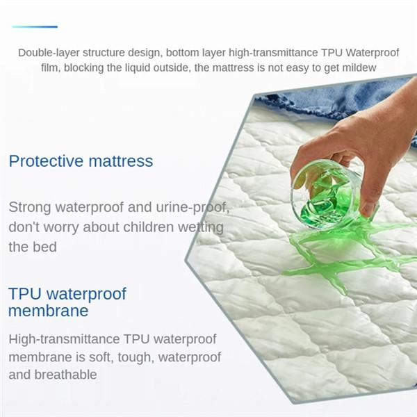 100% Waterproof Mattress Cover Quilted Thicken Single Double Elastic Fitted Sheet Style Bed Protector Pad King Size