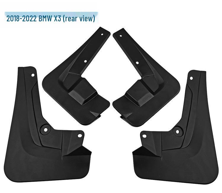 Soft Rubber Mudguards for BMW X3 2018-2022 Tire Protection and Modification