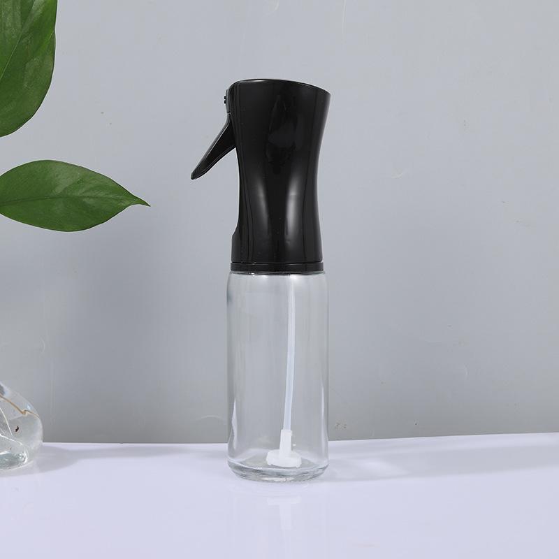 Бутылка с маслом-распылителем под давлением, бутылка с маслом-спрей для барбекю, пищевое кухонное кулинарное масло, бытовой баллончик с маслом-спрей 200ml чёрный