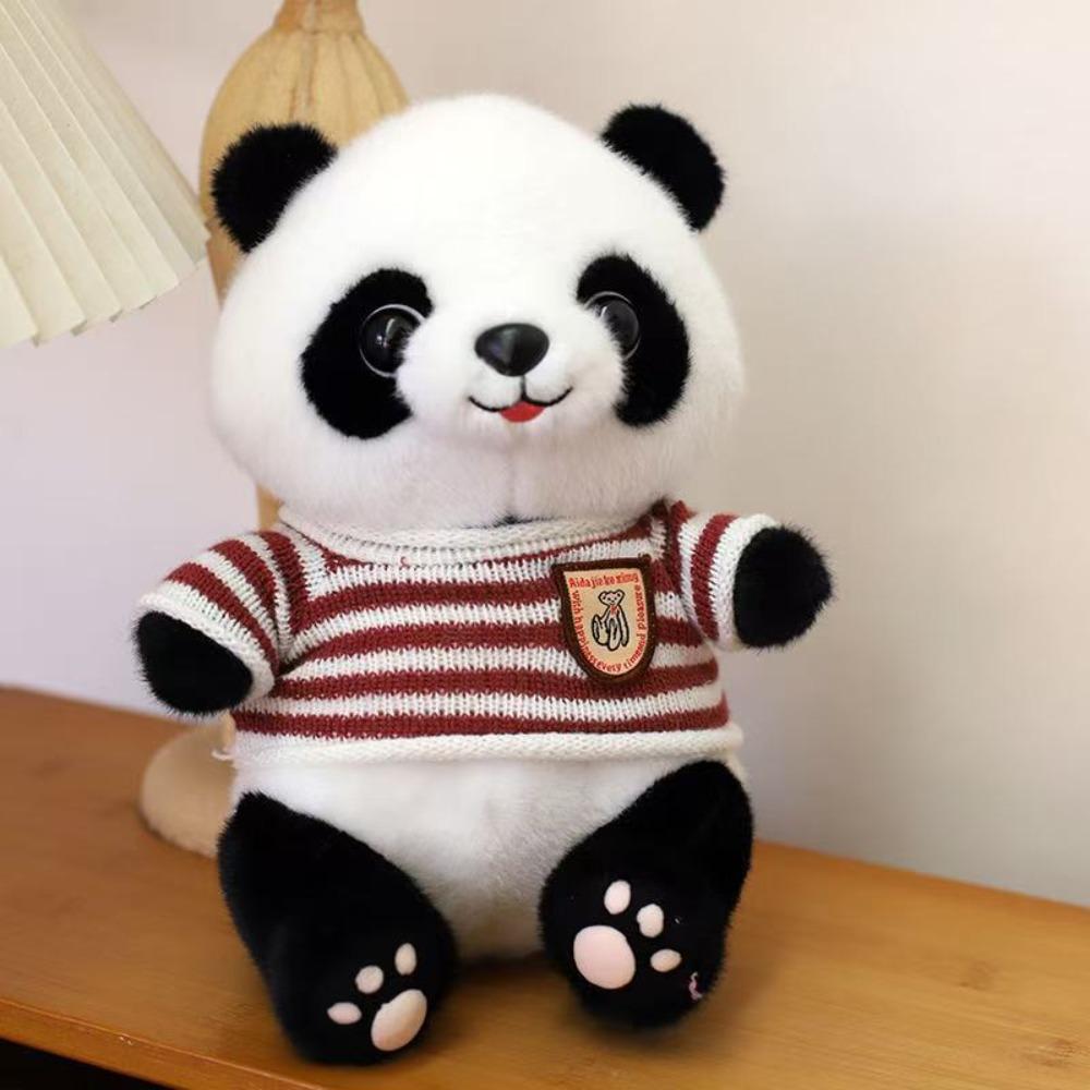 Cute Panda Doll Plush Toy Simulation Panda Doll Grab Machine Doll Children's Birthday Gift Commemoration
