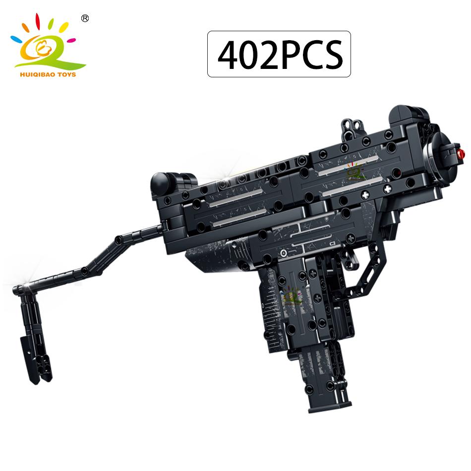 Non-Toxic 98K Ak47 Assault Rifle Model Building Blocks Military Army Weapon Pistol Building Block Imitation Gun Brick Toy For Kid