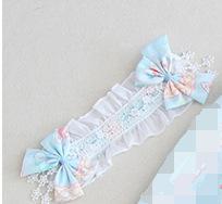 Lolita French Japanese soft girl headgear headband KC hair accessories Lolita headband sweet lace bow girl