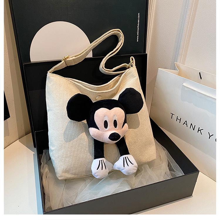 2025 Korean Style Large Capacity Tote: Cute Cartoon Casual Shoulder Handbag