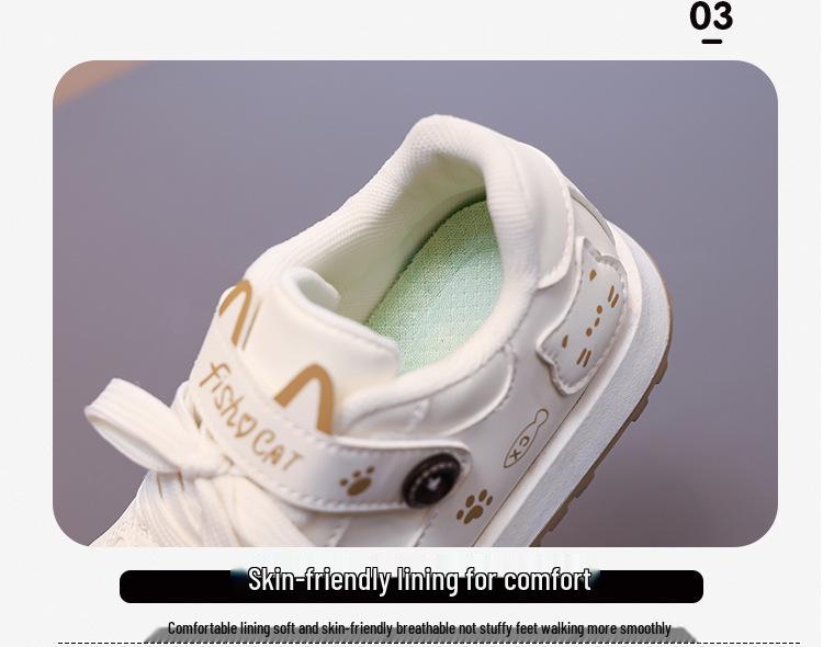 Meisjes Lente & Herfst Zachte Zool Cartoon Prinses Sneakers