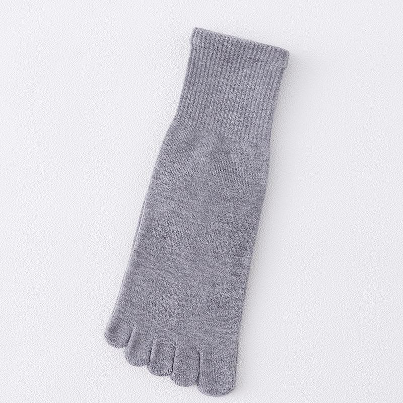 Women's Cashmere Five-Toe Socks - Thick, Warm, and Sweat-Absorbent for Autumn and Winter