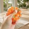 Orange Fruit Series Orange Coconut Oil Handmade Ball Crunch Sound TPR Fidget Toy Children Gifts
