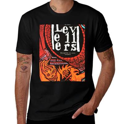 Levellers Music Tour 2021 Sukardi T-Shirt Man T Shirts Graphic T Shirts Cotton 100% T Shirt for Man T-Shirt