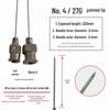 200mm Precision Stainless Steel Dispensing Needle with Pointed and Flat Tips