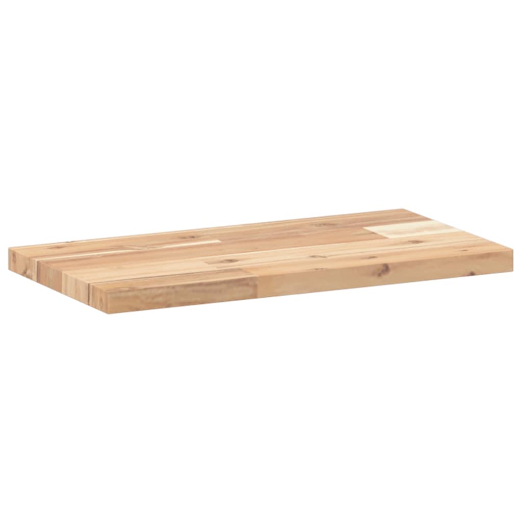 Floating Shelf 40 x 20 x 2 cm Solid Acacia Wood Untreated