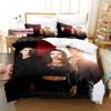 Vampire Beding Set Single Twin Ful Quen King-Sized Dimensionsd Dimensions Bed Linen Set Aldult Kid Bedrom Duvetcover Sets 3D Print Anime Werewolf