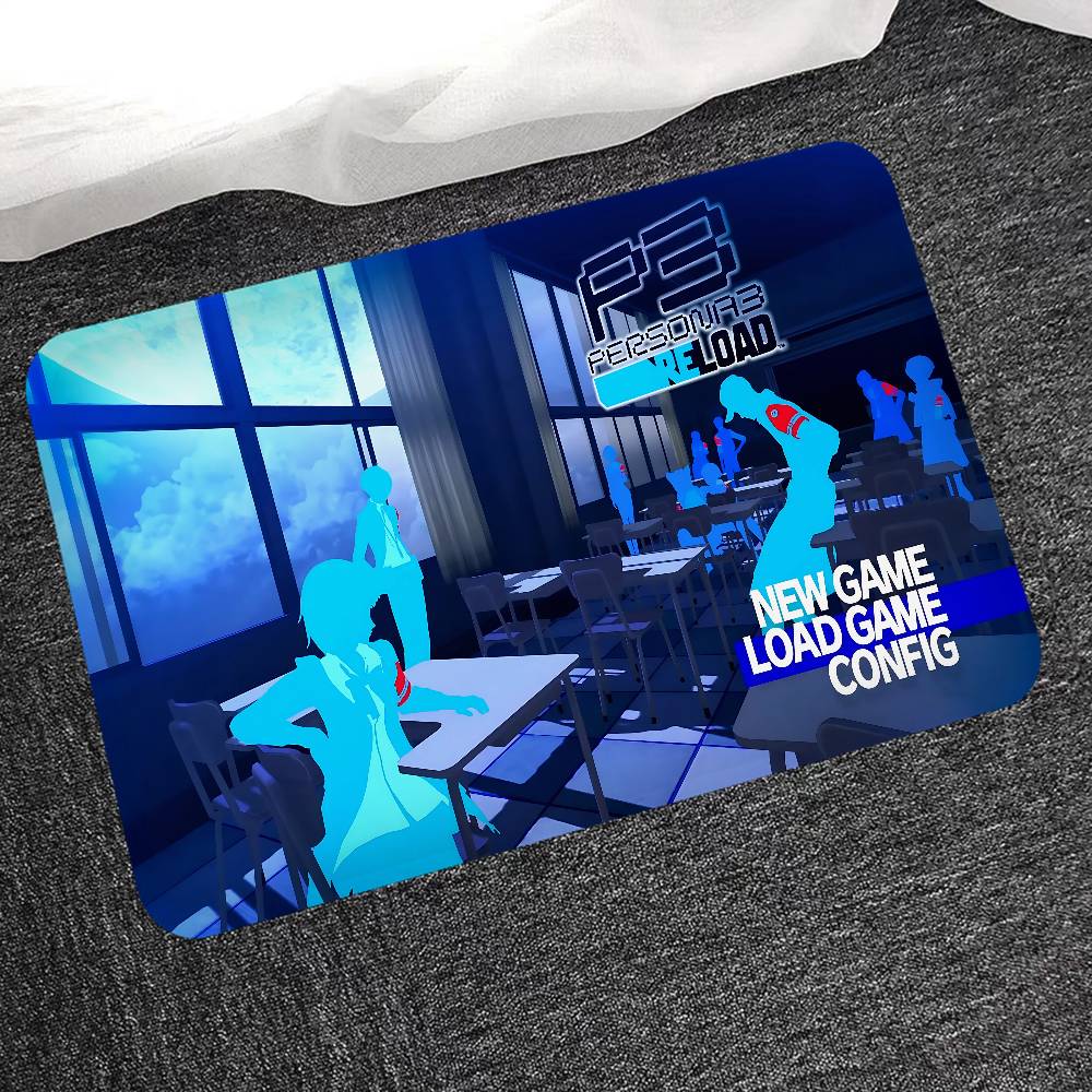 Anime Persona 3 Reload Bathroom Mat Kids Room Bedroom Decoration Balcony Anti-Slip Doormat Living Room Welcome Rug