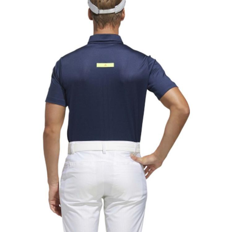 Adidas Polo Shirts Men's Blue Polo Collar Moderate Straight Fit FJ3794