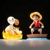 Banpresto Monkey Luffy Going Merry One Piece Action Figure World Collectable Log Story 8cm BP28928P Multicolor Figure Perfect for Anime Fans D. & - -