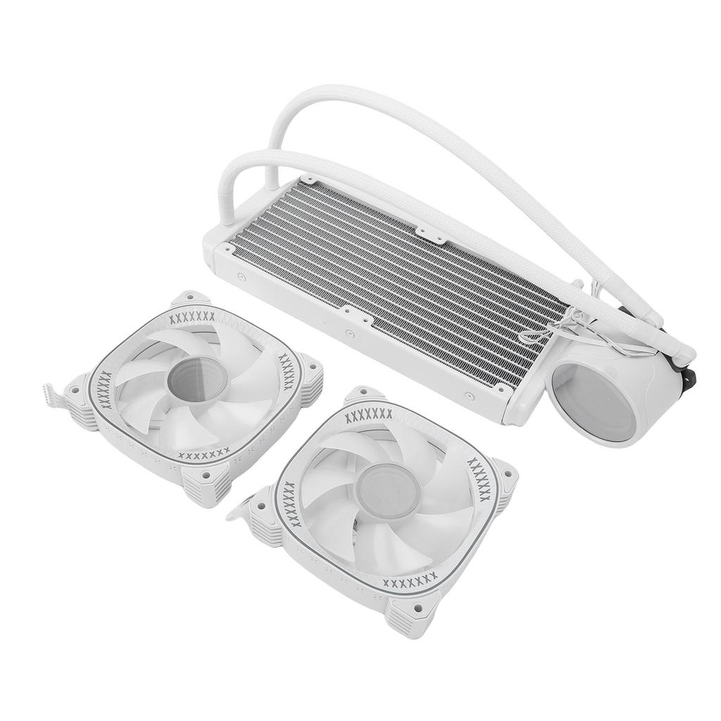 ARGB Liquid CPU Cooler Support for AM4 AM5 2.2 Inch LCD Temperature Display Close   AIO Liquid Cooler with 240mm