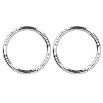 2PCS Carbon Steel Bull Cattle Cow Nose Ring Farm Animal Equipment Veterinary Tools