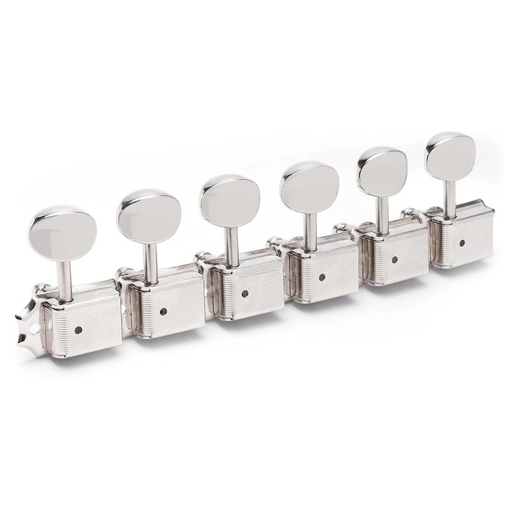 1Set 6-Pack Tuning Key Pegs 6-in-Line Combination Tool New Guitar String Knob for ST/TL Style