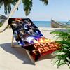Fire Force Print Beach Towel, Large Soft Quick Dry Towel for Beach Camping Swimming