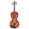 Violin Complete Set with Bow and Chin Rest Dark Wood Size 4 4