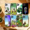 P-Plants VS Z-Zombies Phone Case For iPhone17,16,15,14,13,12Plus,Pro Max,XS,5G Soft Silicone Black Cover