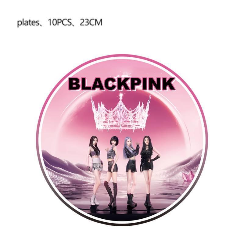 Decorațiuni Tematice de Petrecere de Ziua de Naștere Blackpink, Articole de Petrecere Drăguțe și Elegante