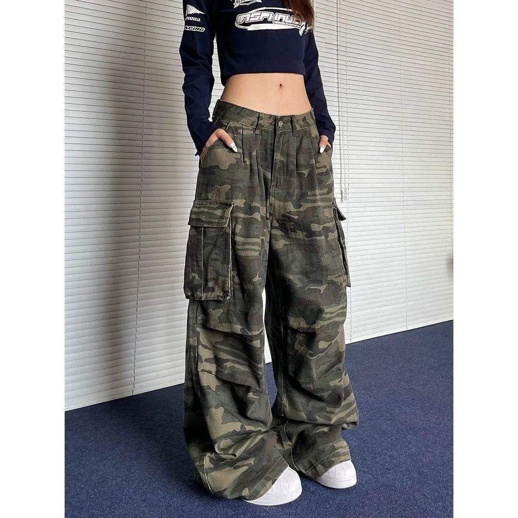 Sieviešu Zema Jostasvietas Plaša Staras Camo