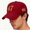 Versatiles Polyester Baseball Hat with Embroidered Lettering Adjustable Closure for Adults Teens