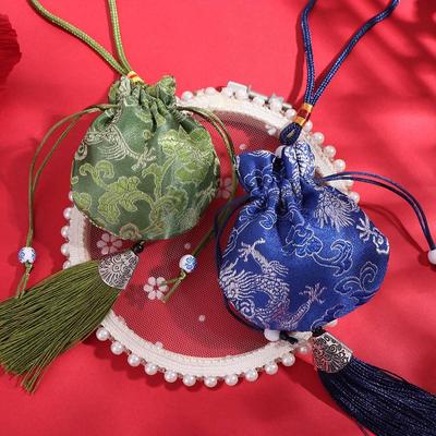 Embroidery Jewelry Storage Bag Flower Chinese Style Sachet Smooth Women Sachet  Ladies
