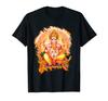 Ganesha Hindu God Brush Design Worship T-Shirt