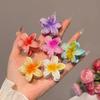 Fermaglio per Capelli Acrilico a Forma di Fiore Grande 8cm Sfumato per Donne Fermagli Dolci Pinze per Capelli Pinze a Granchio Mollette Accessori per Capelli Hawaiani