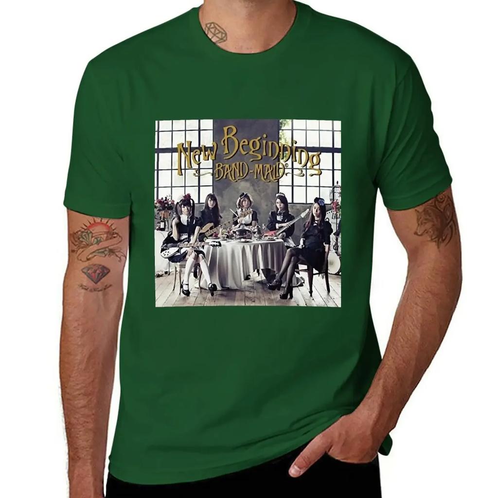 custom t shirts design your own sweat shirt t shirts Day Gift For Band Maid Beginning Vintage Photograp T-Shirt