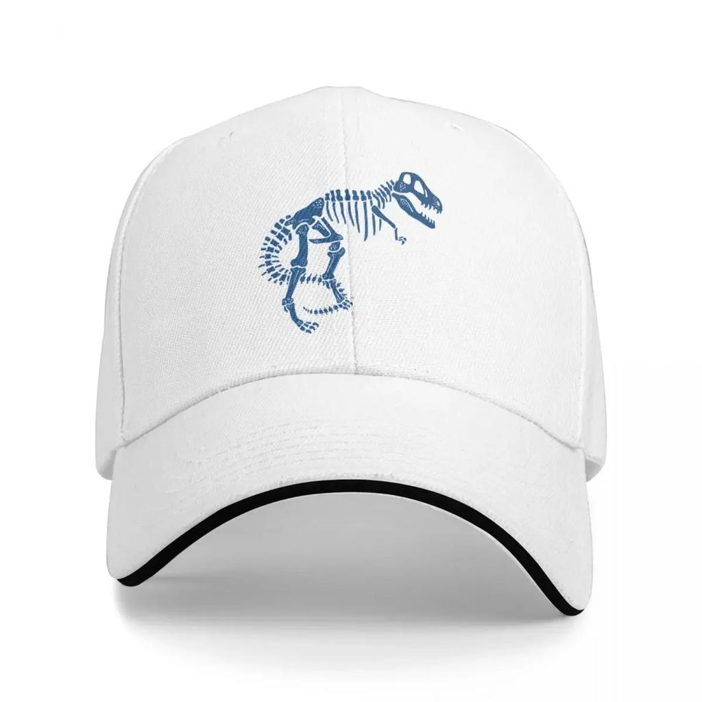 Excavated Dinosaur Fossils in Blue Baseball Cap Anime black Winter hat Christmas Hat Unisex Caps Women's