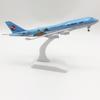 Jason Tutu 20cm Korean Air Boeing 747 Aircraft Model Planel Airplane Diecast Metal 1/300 Scale Planes B747 Collect Gifts